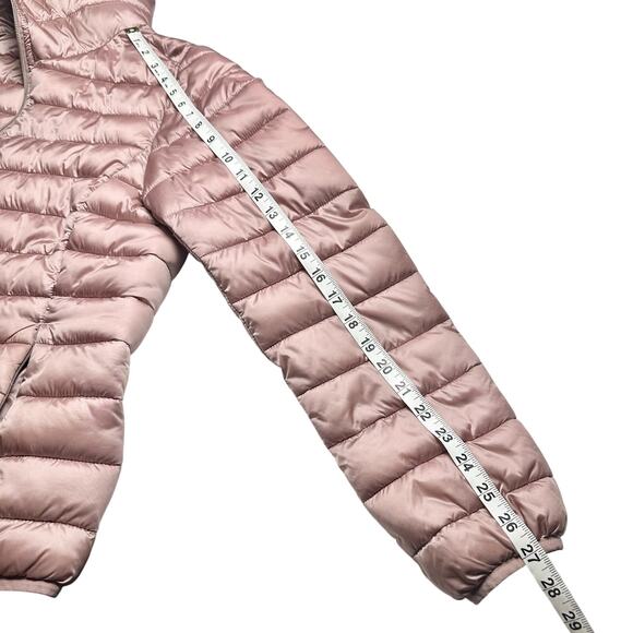 Save The Duck | Women | Alexis Pink Ultra Light Animal Free Puffer Jacket | XL - Picture 6 of 16